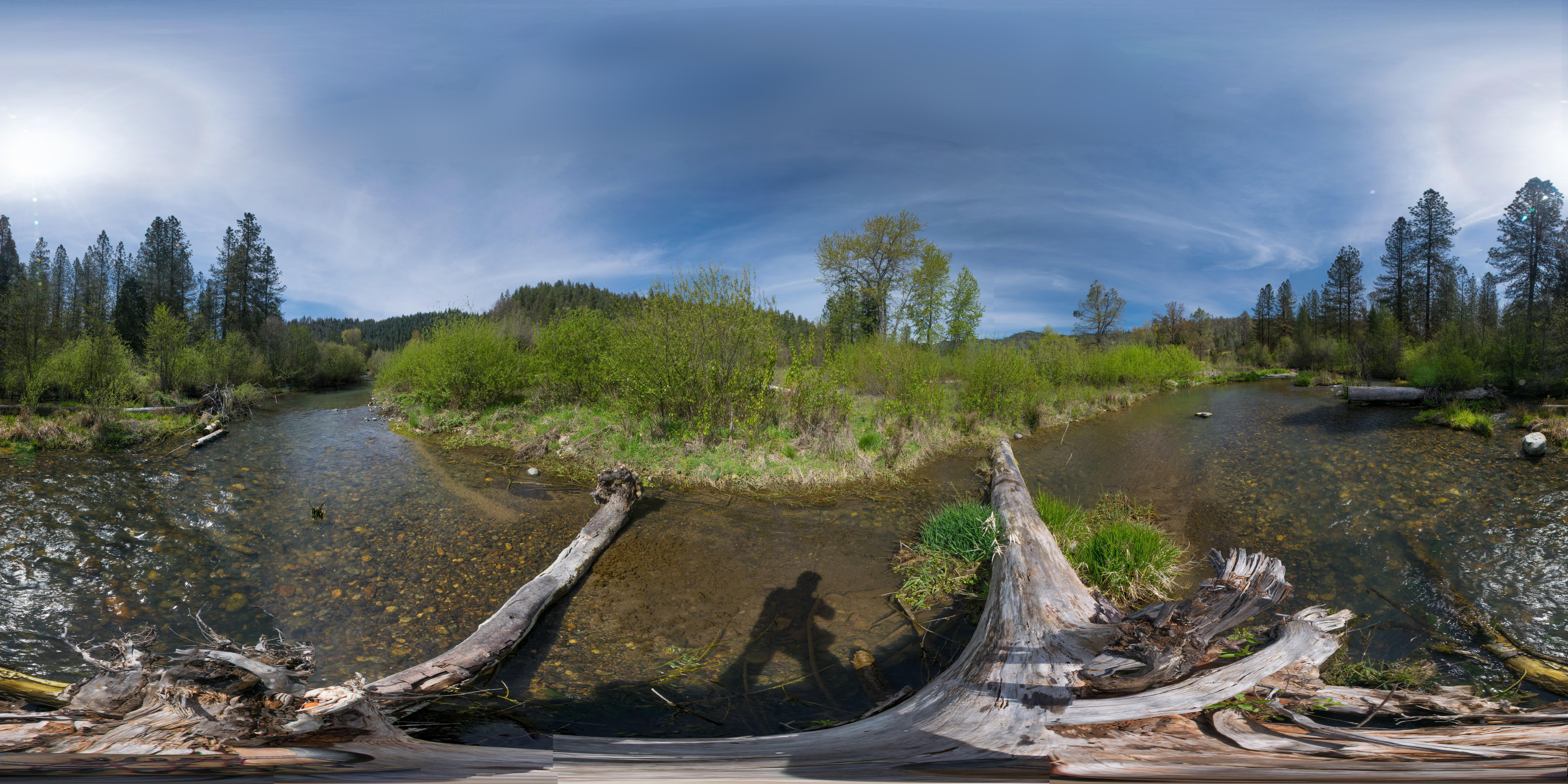 Sawmill site in Lewiston area, rehabilitated in 2009, photographed April 2017.